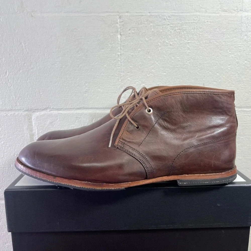 Timberland Boot Co. Wodehouse 75509 Brown Leather Chukka Ankle Boots Men's 13 M